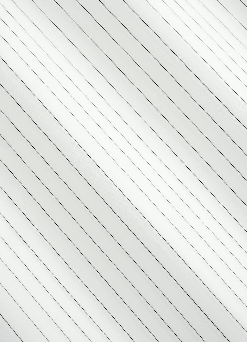 Black Striped Cotton Shirt