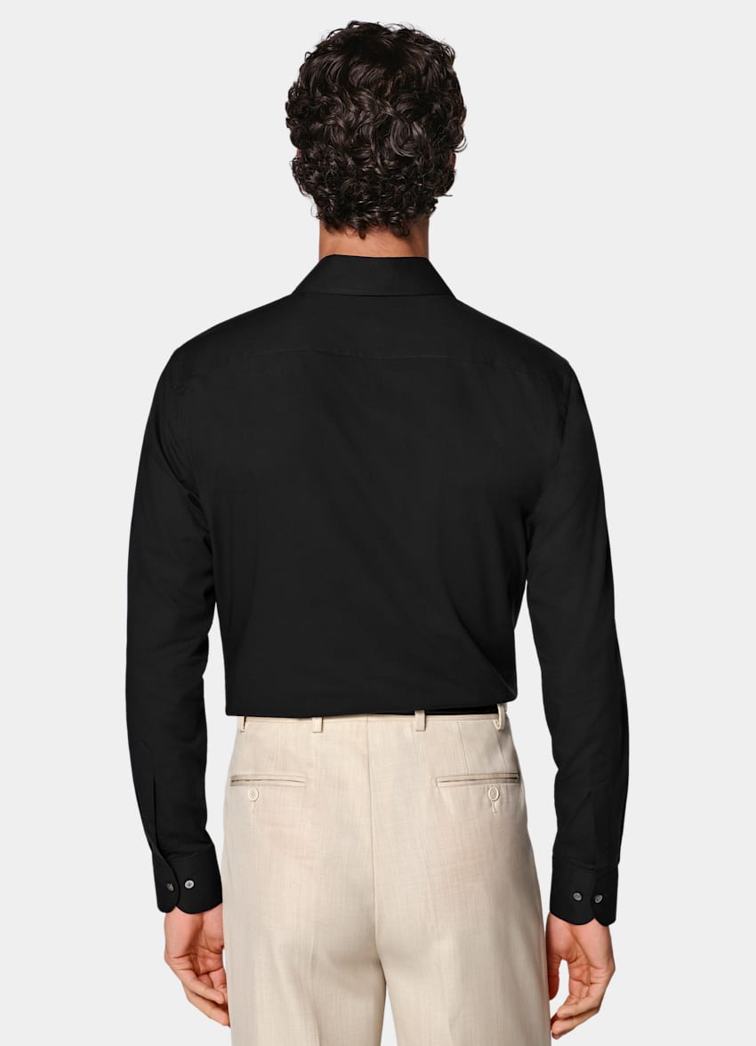 Black Cotton Shirt
