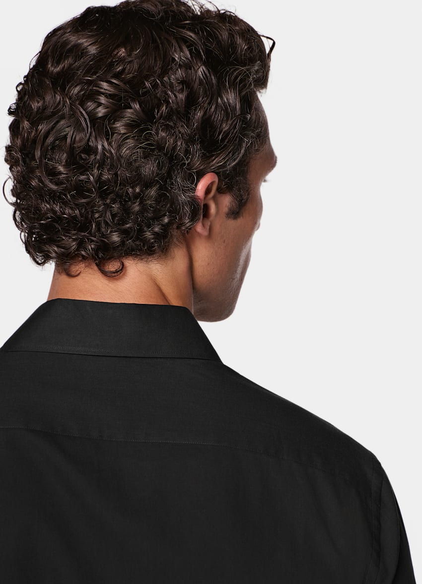 Black Cotton Shirt