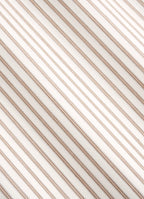 Light Brown Striped Lyocell Shirt