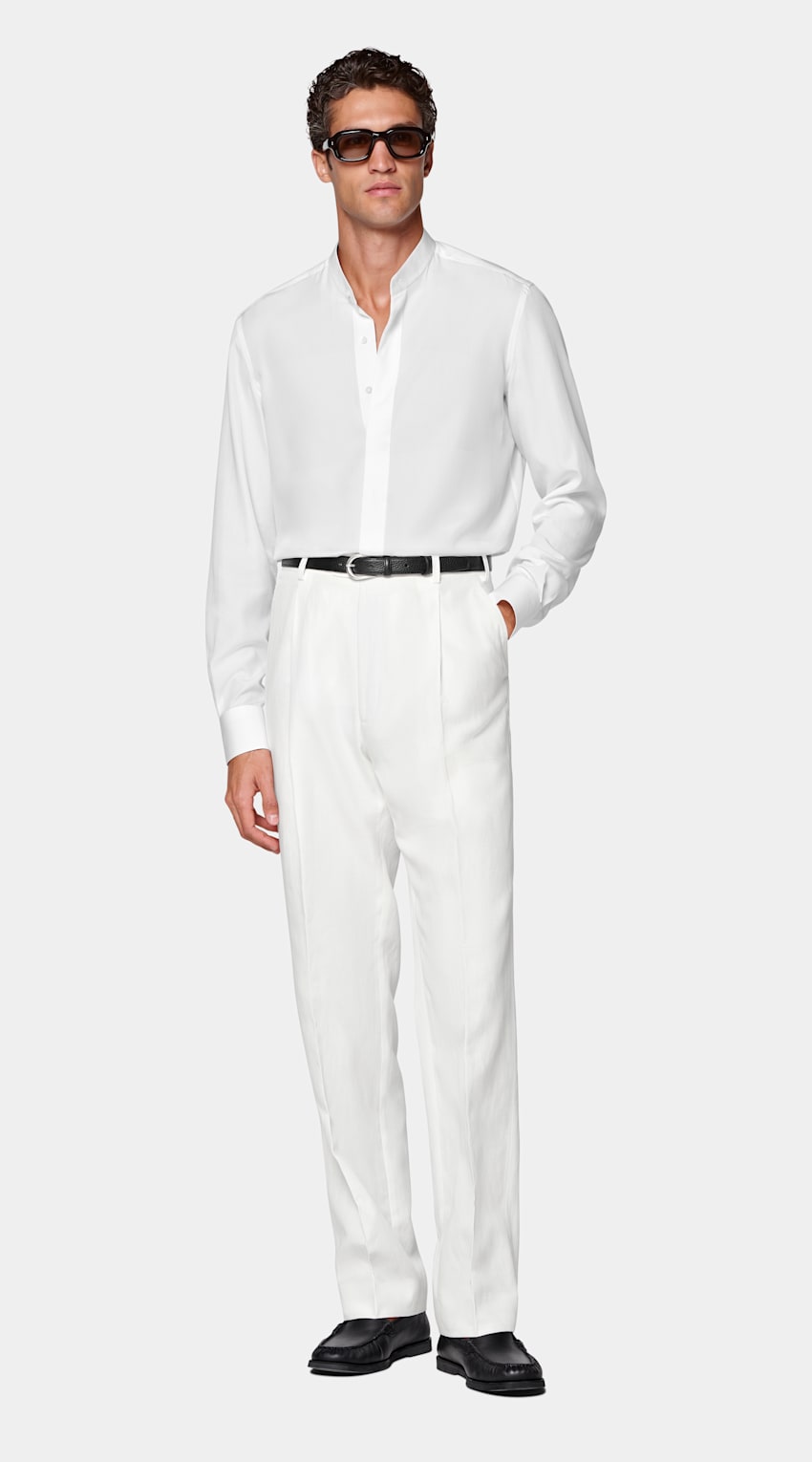 Off-White Lyocell SIlk Shirt