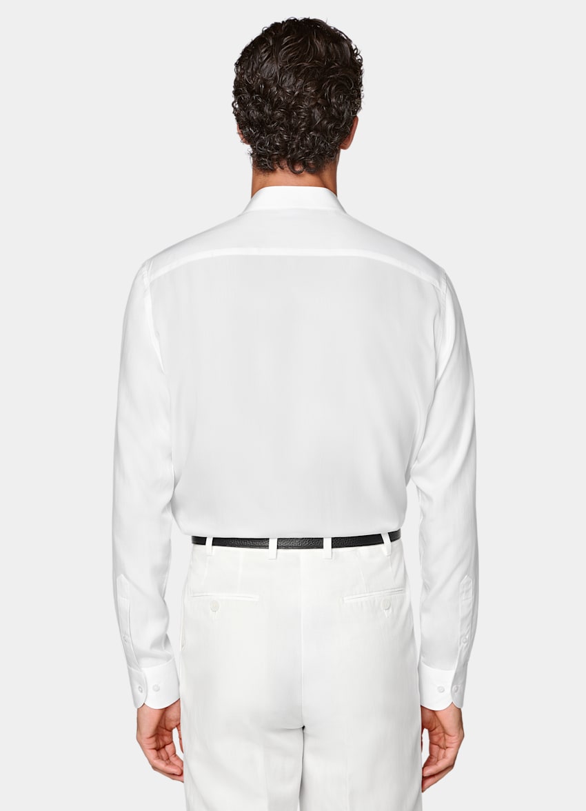 Off-White Lyocell SIlk Shirt