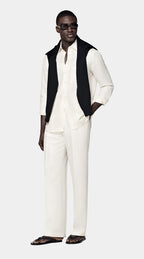 Off-White Linen Silk Overshirt