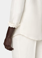 Off-White Linen Silk Overshirt