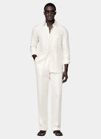 Off-White Linen Silk Overshirt