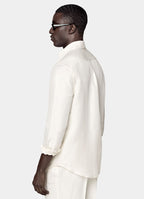 Off-White Linen Silk Overshirt