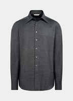 Dark Grey Wool Overshirt