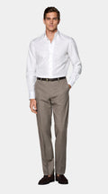 White Classic Collar Shirt