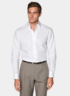 White Classic Collar Shirt