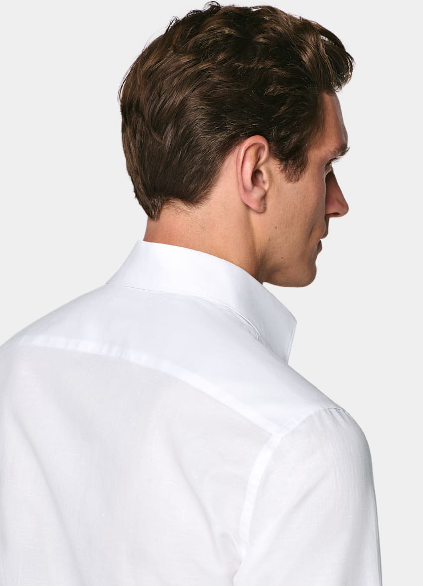 White Classic Collar Shirt