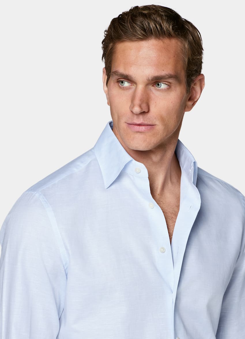 Light Blue Classic Collar Shirt