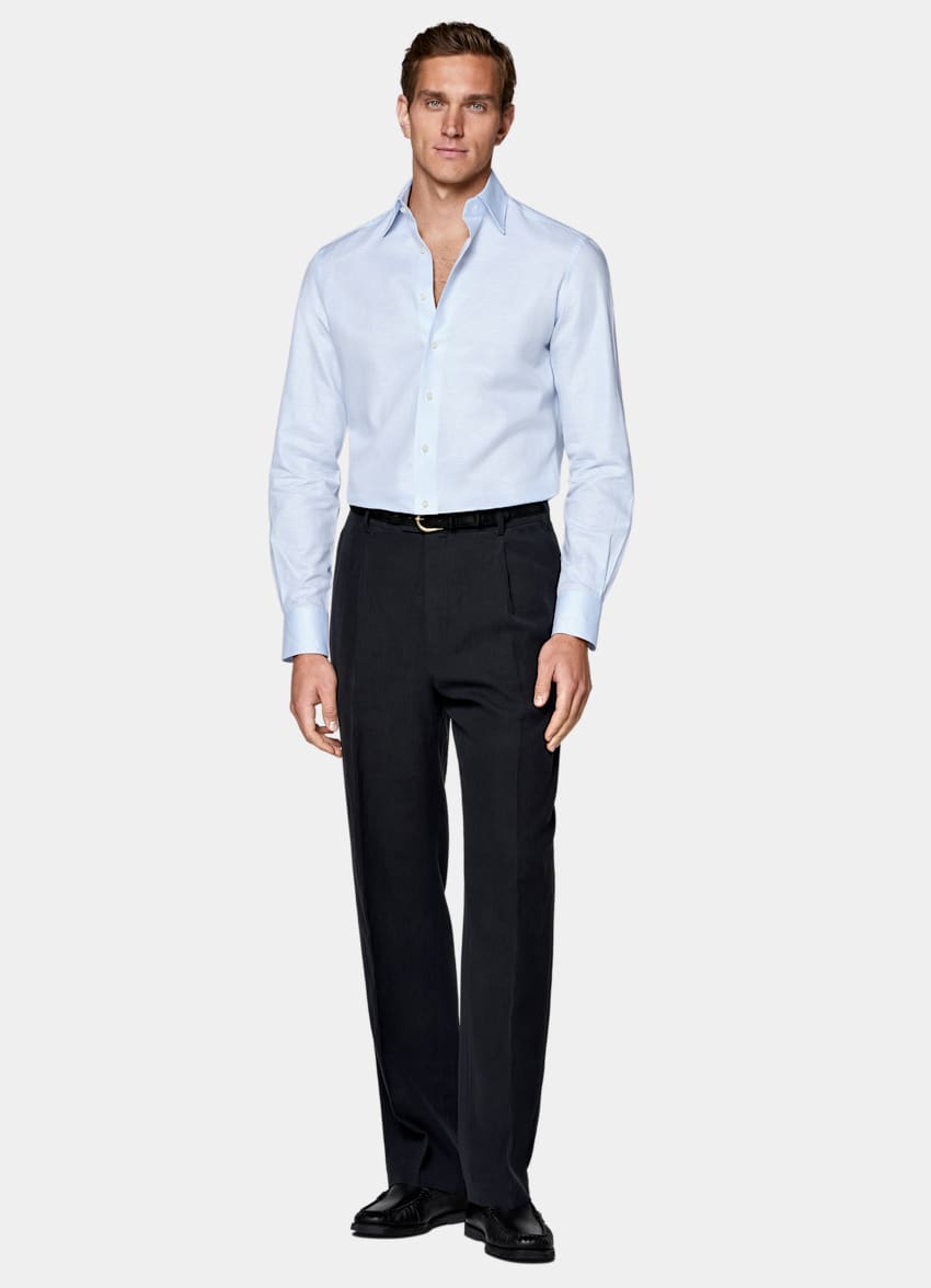 Light Blue Classic Collar Shirt