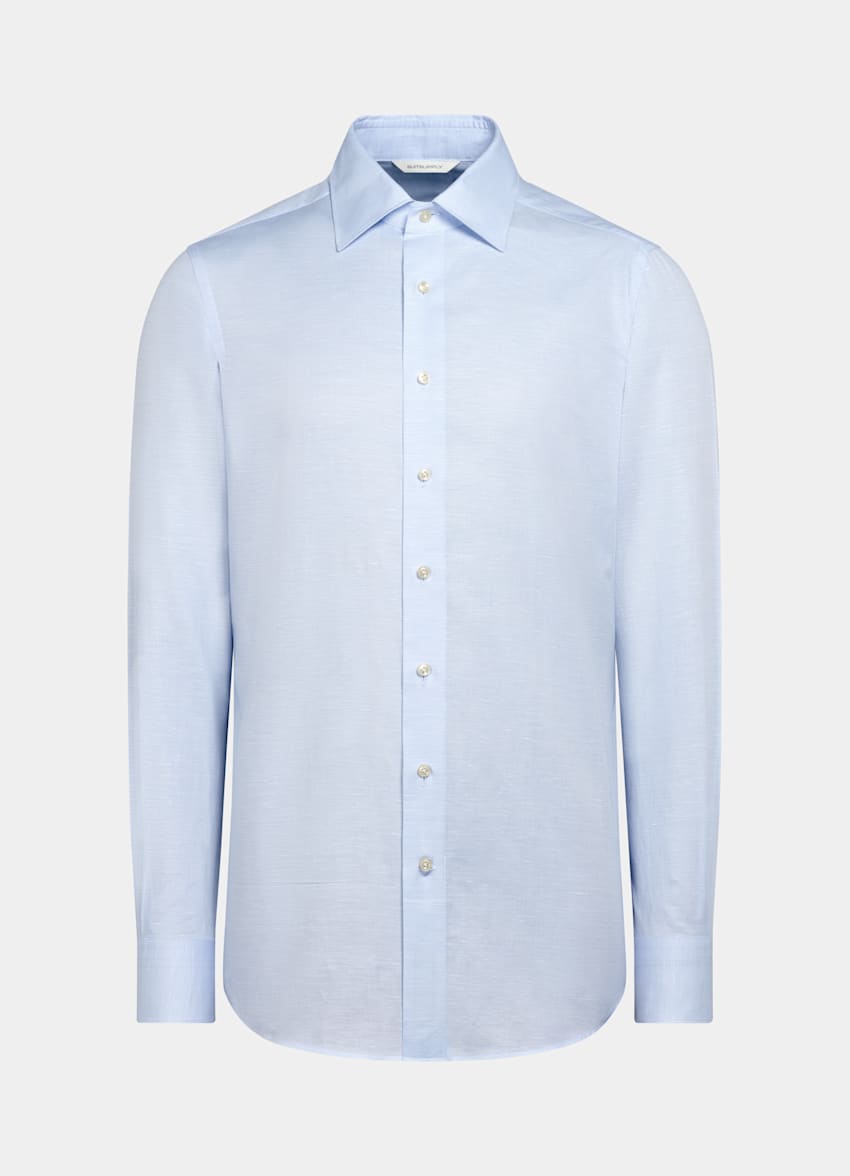 Light Blue Classic Collar Shirt