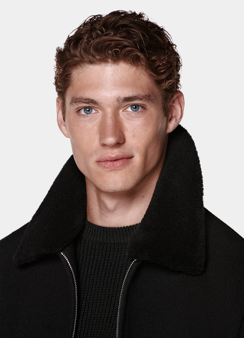 Black Bomber Jacket