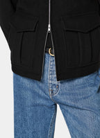 Black Bomber Jacket