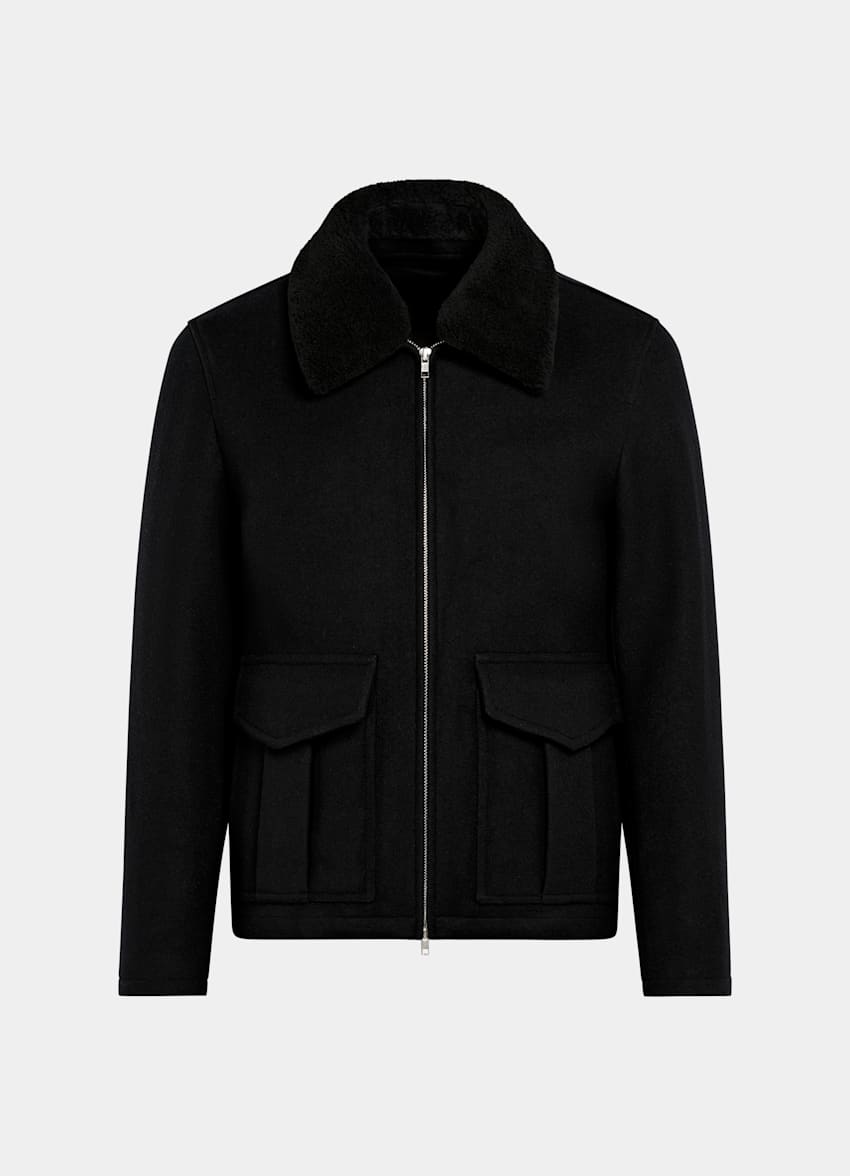 Black Bomber Jacket