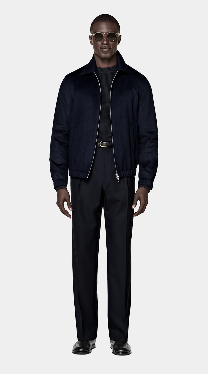 Navy Bomber Jacket