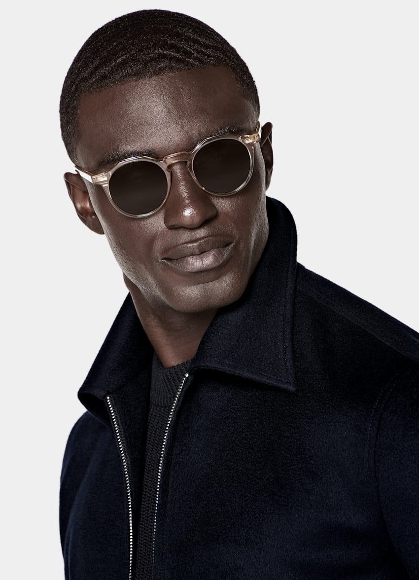 Navy Bomber Jacket