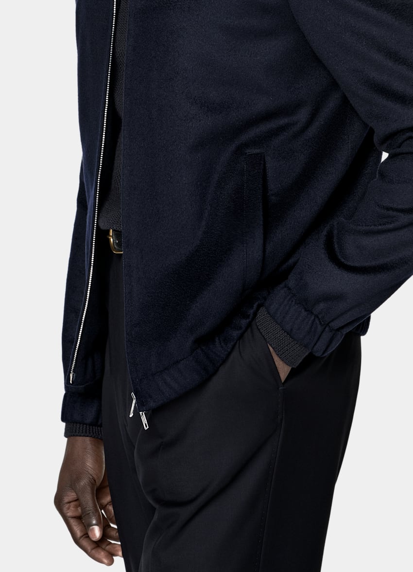 Navy Bomber Jacket