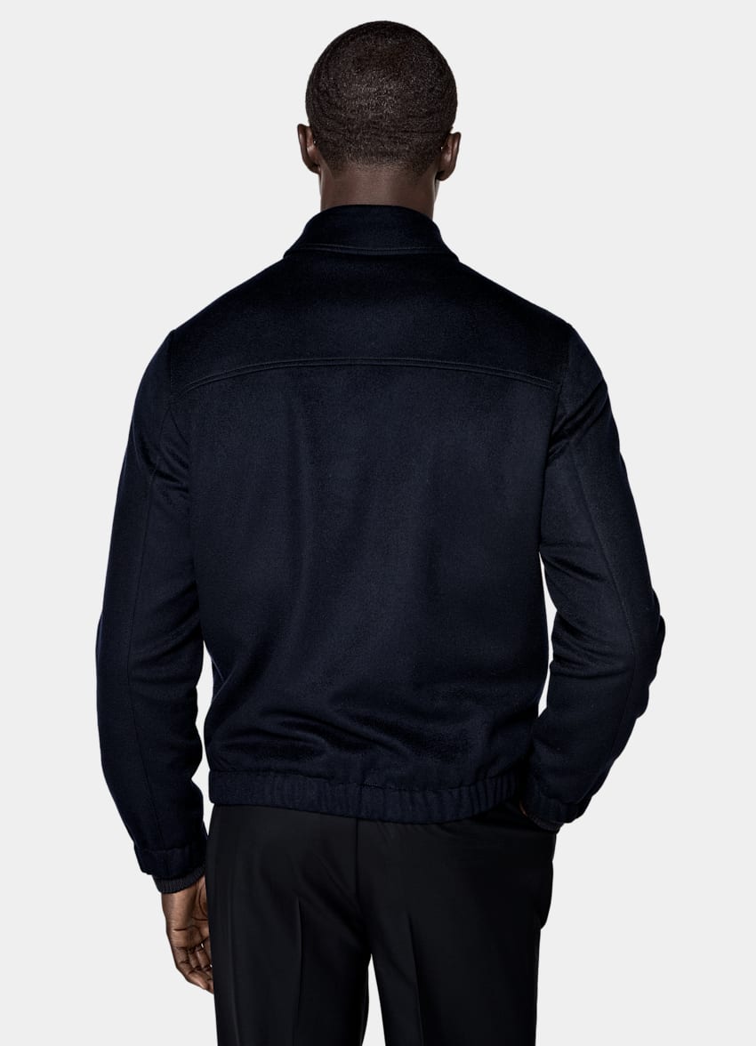 Navy Bomber Jacket