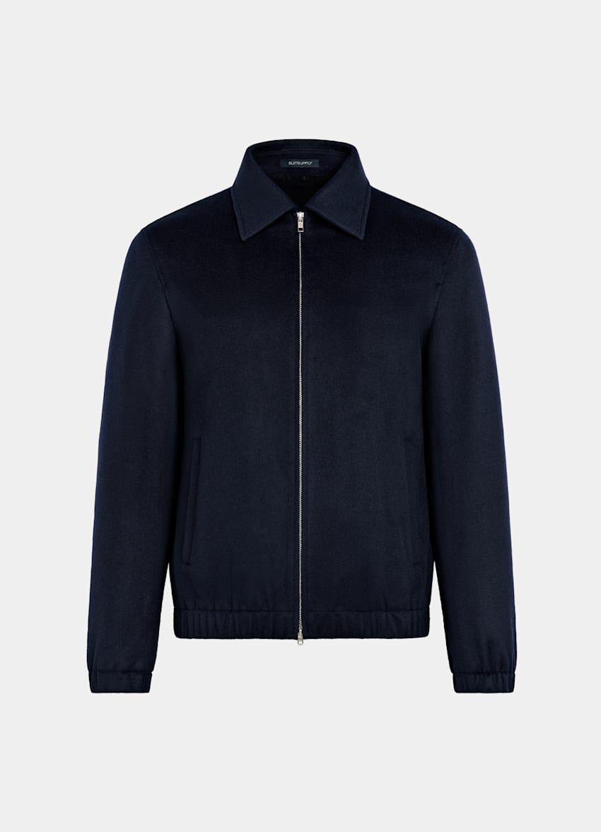 Navy Bomber Jacket