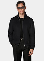Black Bomber Jacket