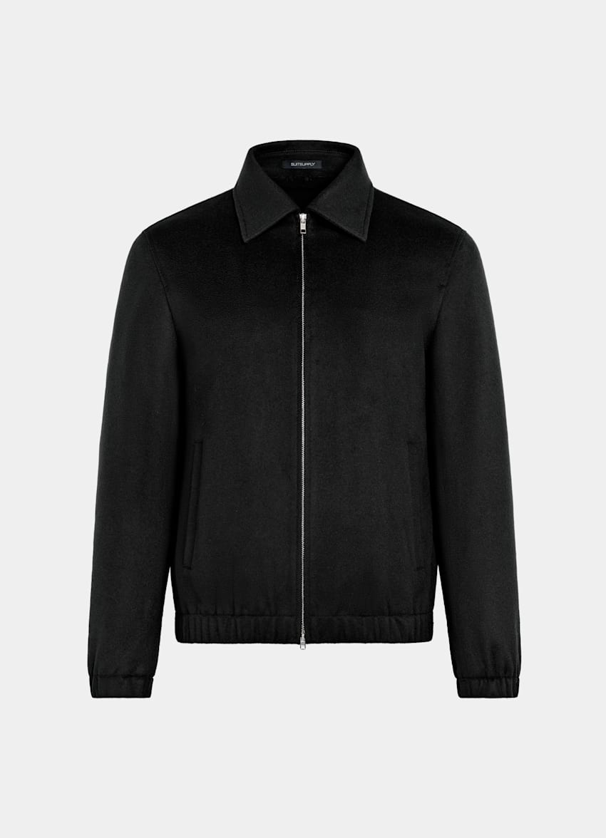 Black Bomber Jacket
