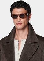 Dark Brown Peacoat