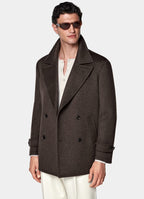 Dark Brown Peacoat