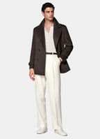 Dark Brown Peacoat