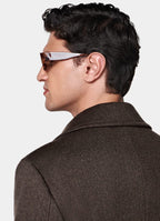 Dark Brown Peacoat