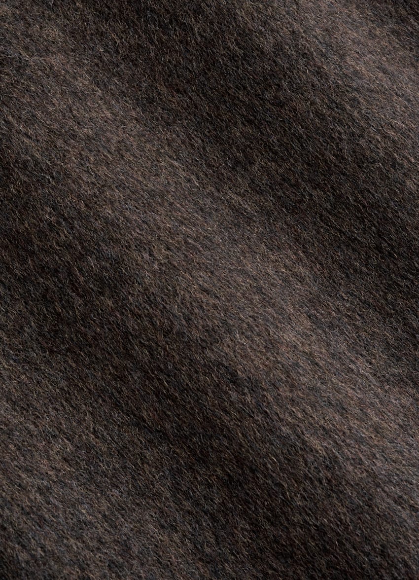 Dark Brown Peacoat