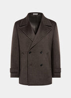 Dark Brown Peacoat