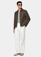 Dark Brown Bomber Jacket