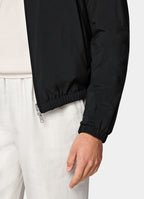 Black Reversible Bomber Jacket