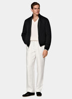 Black Reversible Bomber Jacket