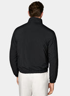 Black Reversible Bomber Jacket