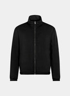 Black Reversible Bomber Jacket