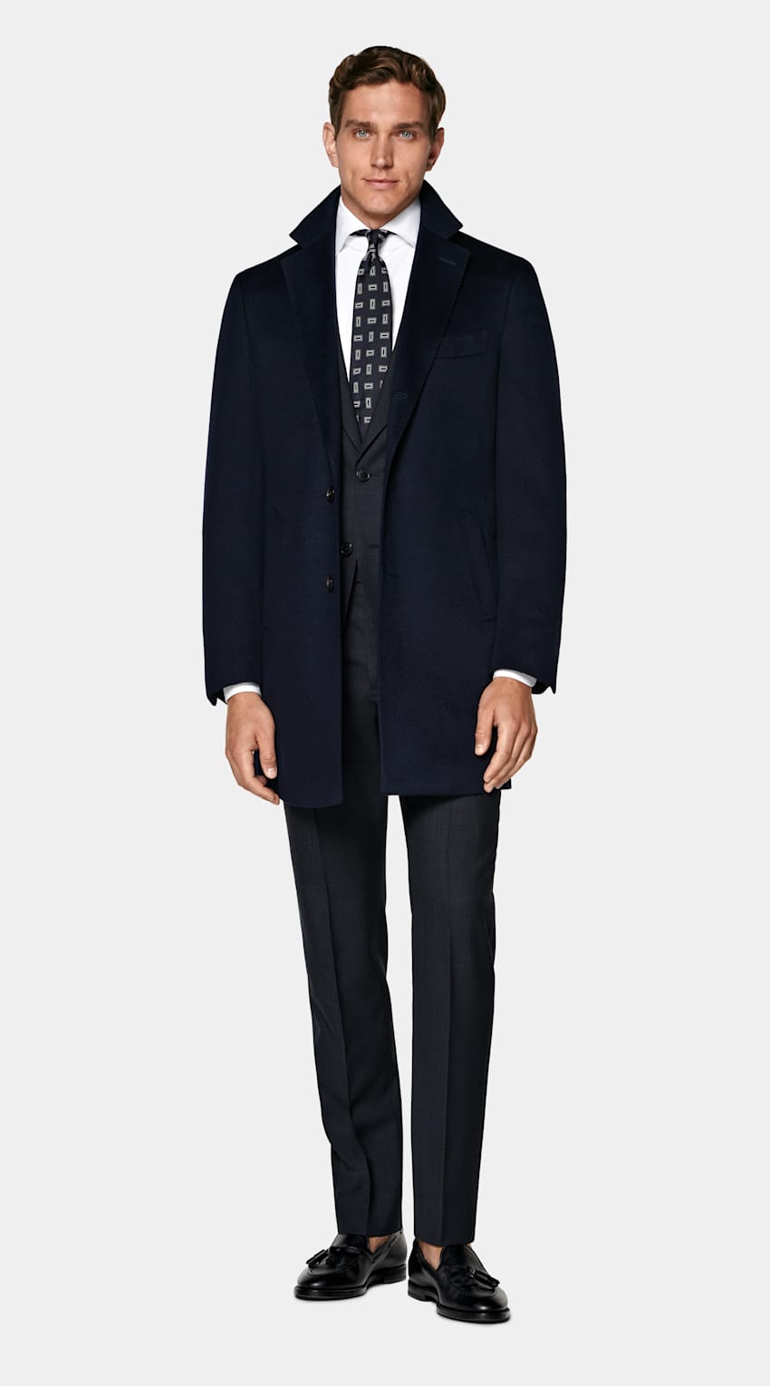 Navy Overcoat