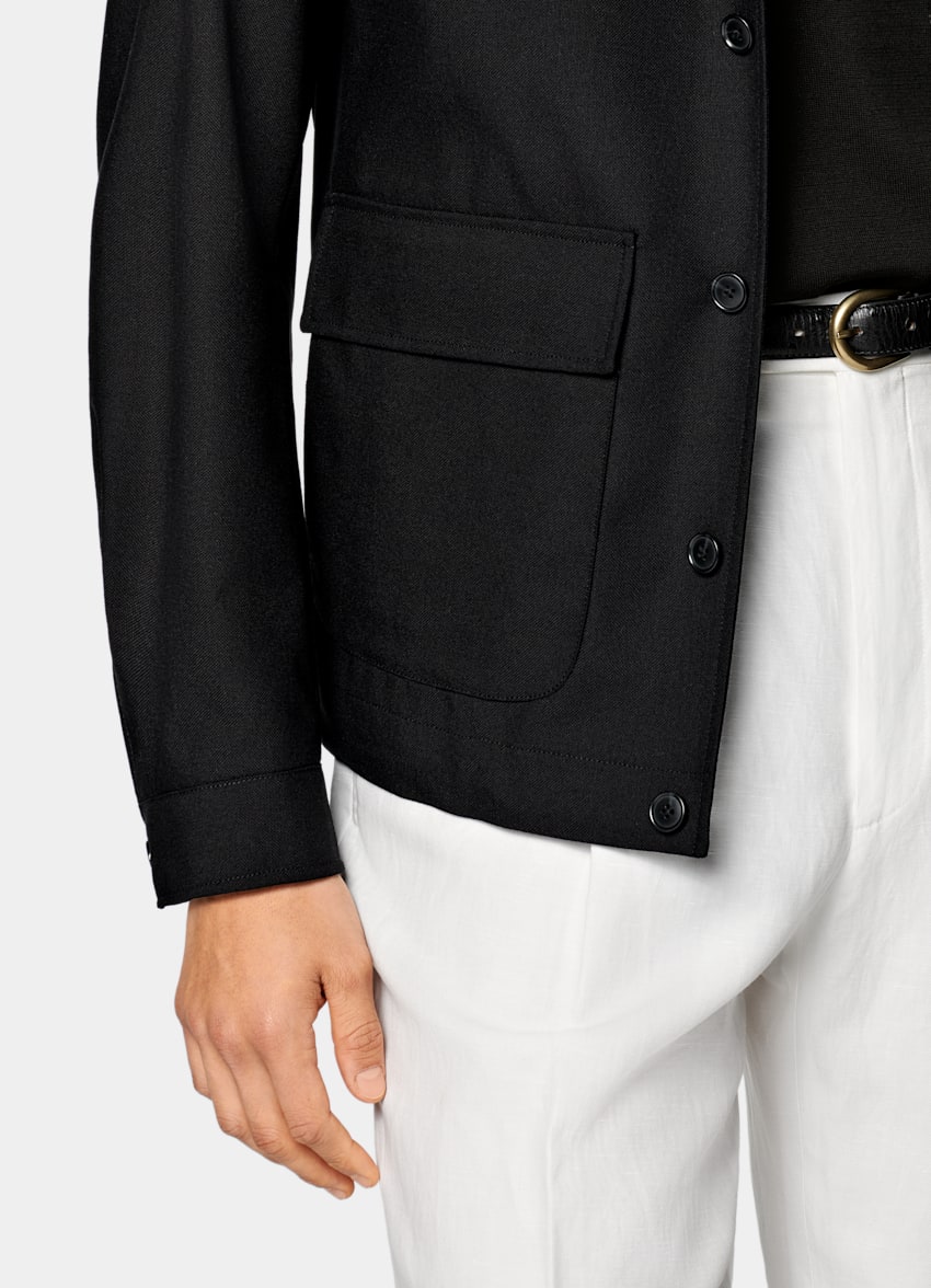 Black Bomber Jacket