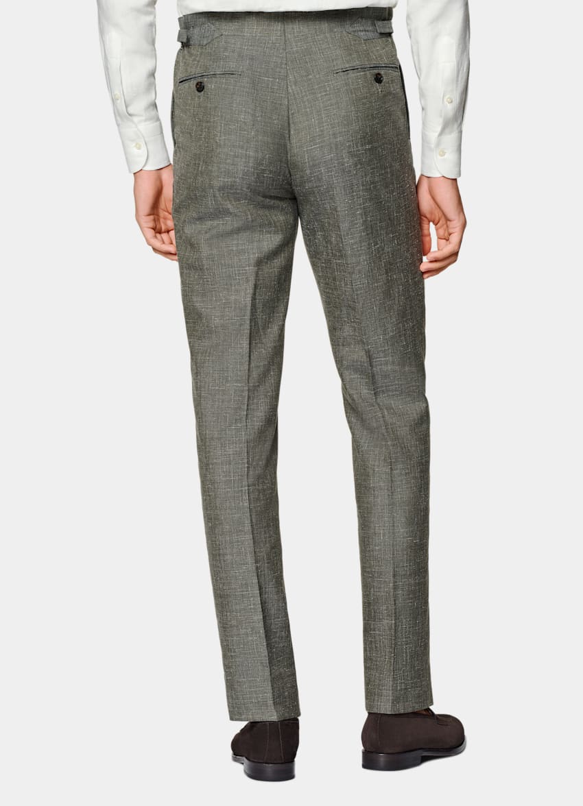 Light Green Tailored Fit Havana Suit