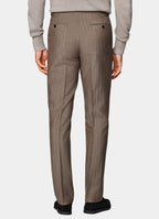 Taupe Herringbone Perennial Tailored Fit Havana Suit