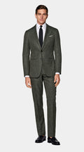 Dark Green Tailored Fit Havana Suit