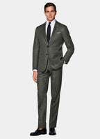 Dark Green Tailored Fit Havana Suit