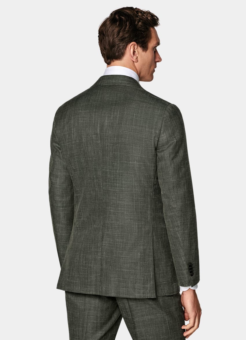 Dark Green Tailored Fit Havana Suit