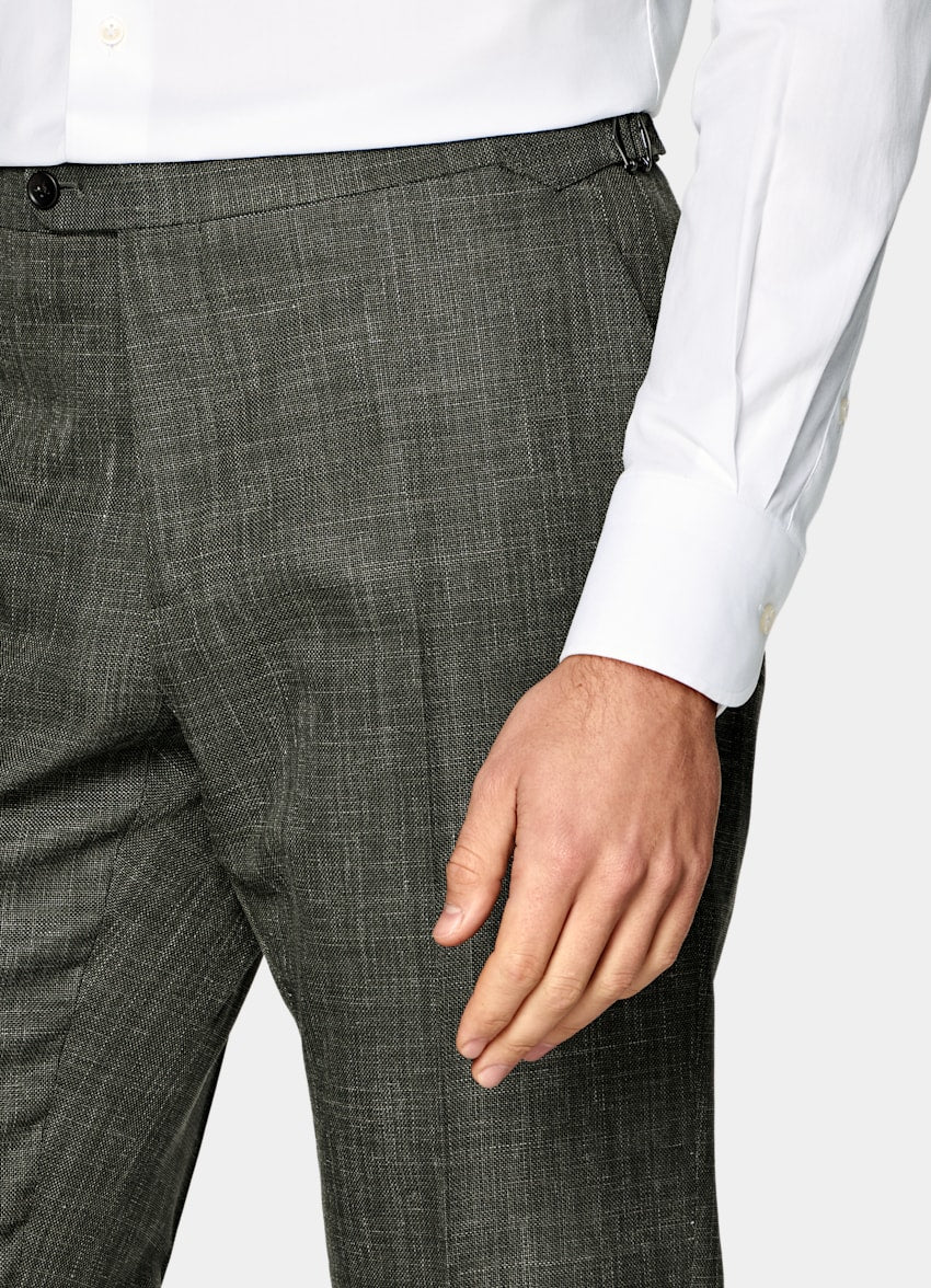 Dark Green Tailored Fit Havana Suit