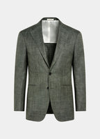 Dark Green Tailored Fit Havana Suit