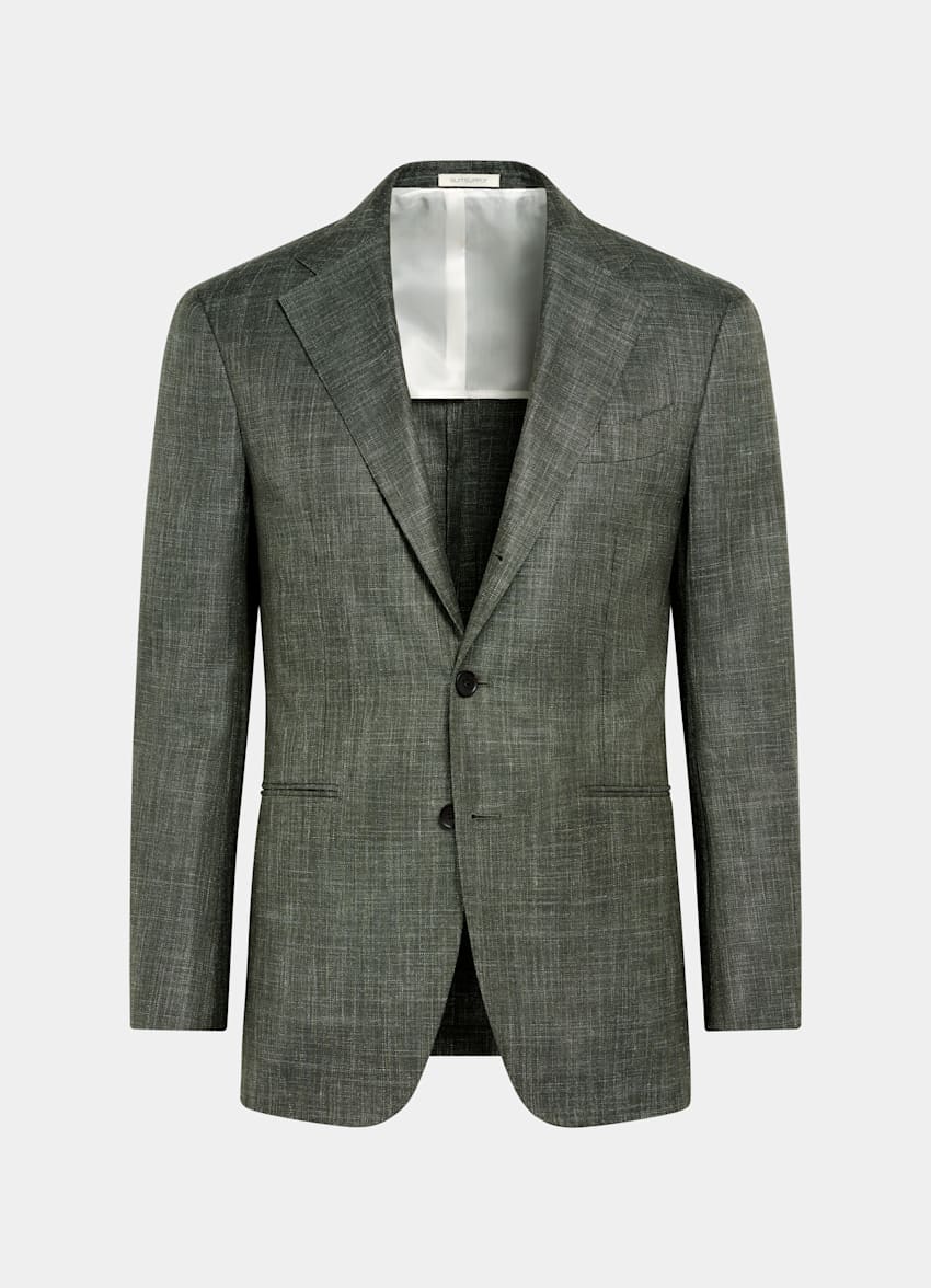 Dark Green Tailored Fit Havana Suit