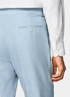 Light Blue Tailored Fit Havana Suit
