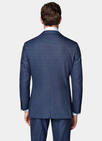 Mid Blue Tailored Fit Havana Suit